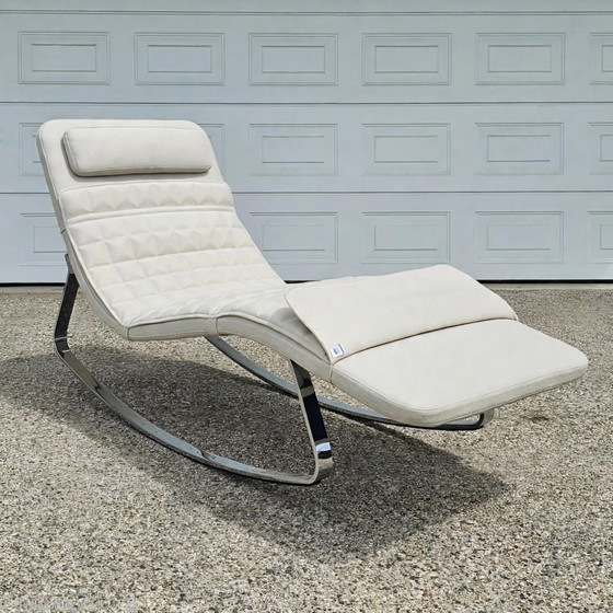 Chaise Longue Landscape B&B Italia, Metal, Textil, Crema, Modern (foto 5 de 14)