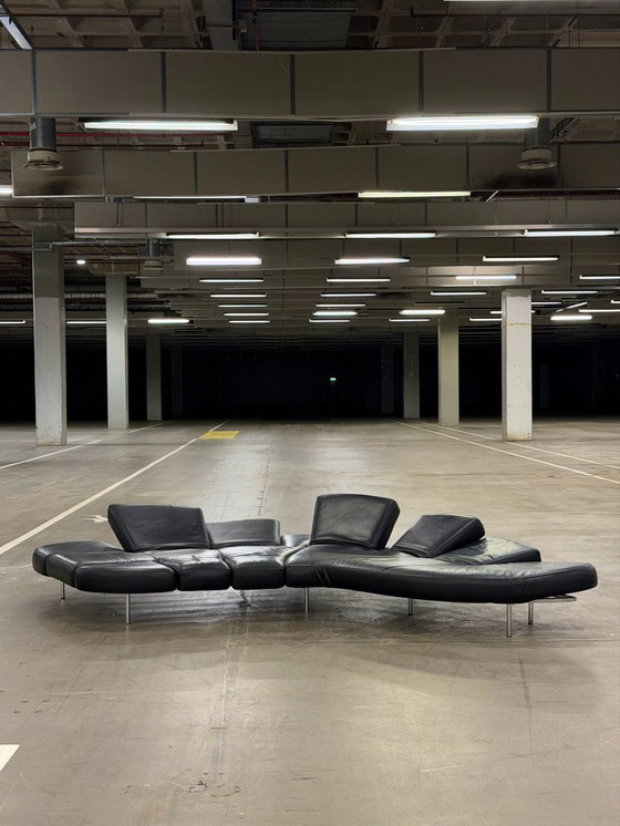 Image 1 of Sofá Edra Flap | Cuero negro