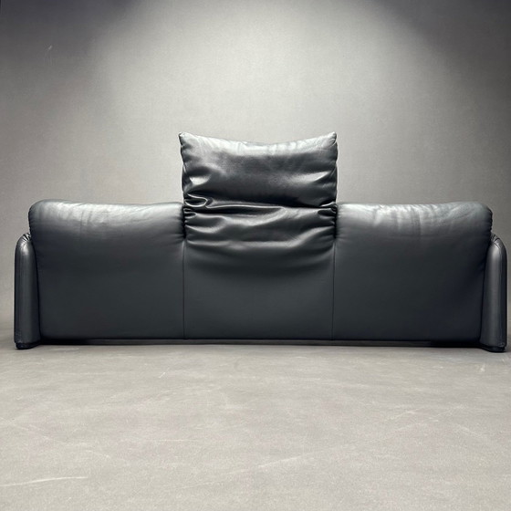 Cassina Maralunga Grau 3-Sitzer Sofa – 3-5 Sitzer Sofas, Leather (photo 4 of 5)