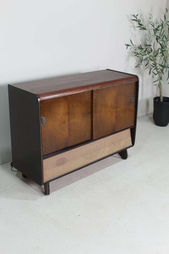 Image 1 of Meuble radio vintage, meuble audio, meuble musical