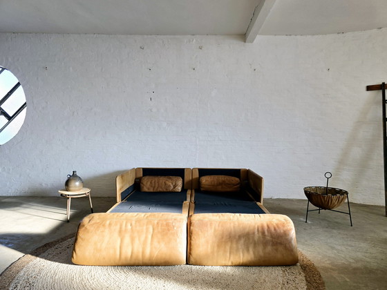 Image 1 of De Sede Modular Sofa 60s 70s Benches Sofa Couch Set Seating Group Vintage Daybed