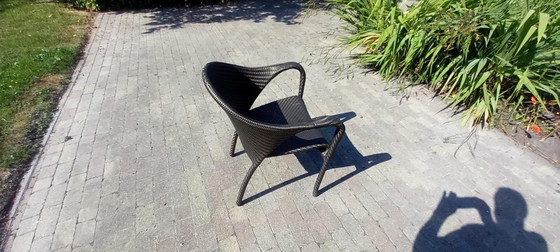 Dedon Gartenmöbel-Set – Serie Tango. 1 Tisch mit 6 passenden Stühlen. – Garten-Sets, Aluminium, Wicker (photo 12 of 15)