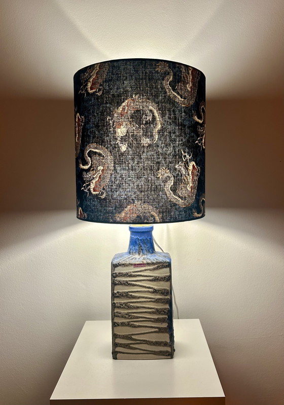 Image 1 of Extraordinary dragon lamp from Scheurich, fireplace vase