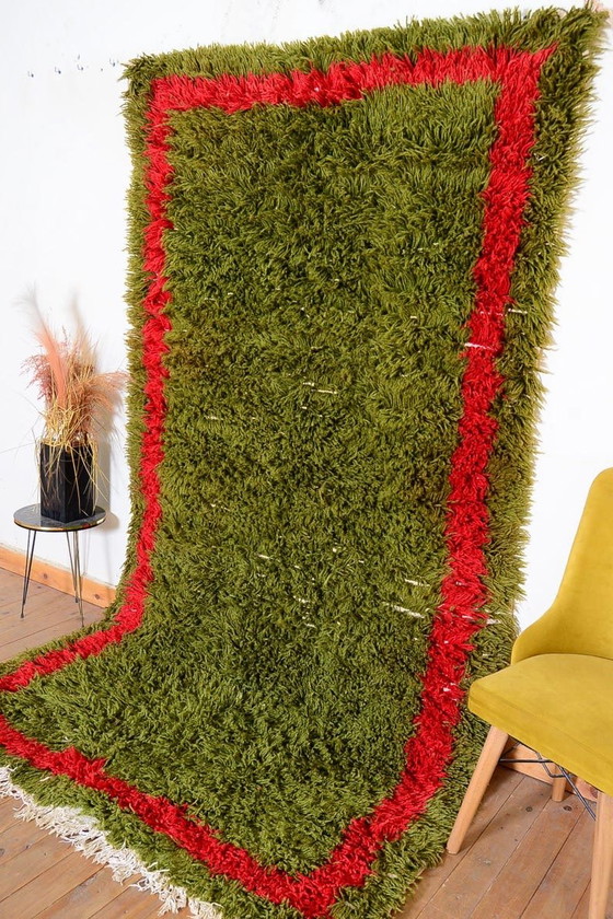 Image 1 of Handgemaakt vloerkleed van puur wol, traditioneel vakmanschap, 150x250 cm