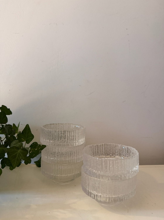 Set of 5 Ice Glass Coupes Thomas Germany, Glass & Decanter, Transparent (photo 6 of 6)