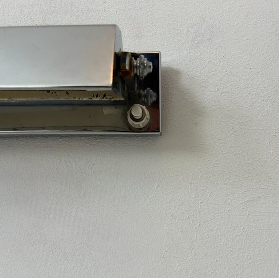 Image 1 of Applique vintage moderniste orientable, métal chromé, France, 1930