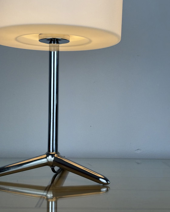 Image 1 of Minimalist Tripod Table Lamp, Desktop Lamp, Netherlands, Mid-Century, Space Age, Sputnik, Industrial Design, Rare, 1980s
