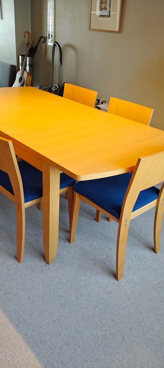 Image 1 of Table à manger + 6 chaises + buffet Hulsta Now