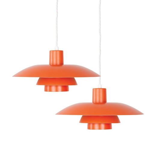 Pair of vintage PH 4/3 lamps by Poul Henningsen, Louis Poulsen, 1966