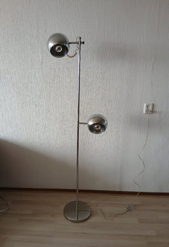 Image 1 of Bollen Vloerlamp – Chroom - Leimotiv 