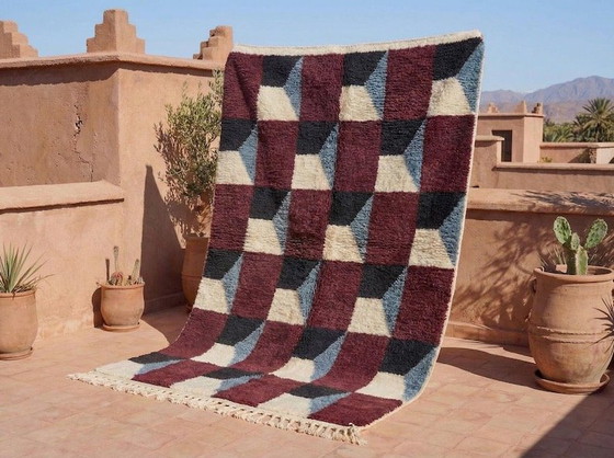 Image 1 of Authentiek traditioneel handgemaakt Berberkleed, 150/250 cm