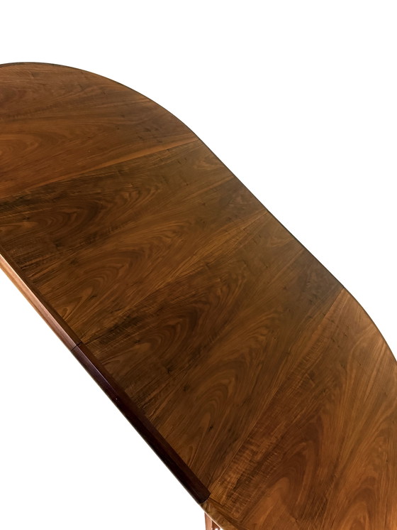 Image 1 of Vintage verlengbare Deense teakhouten eettafel ‘60