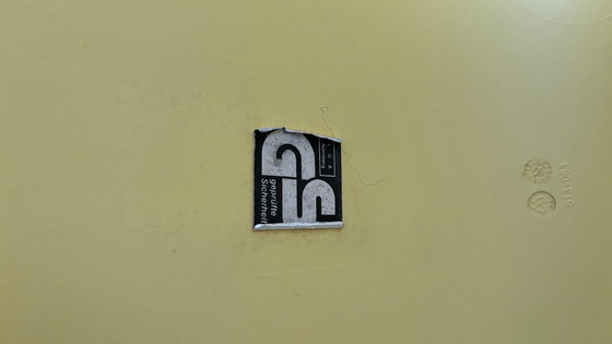 Image 1 of 2x Chaise Vitra Panton jaune clair