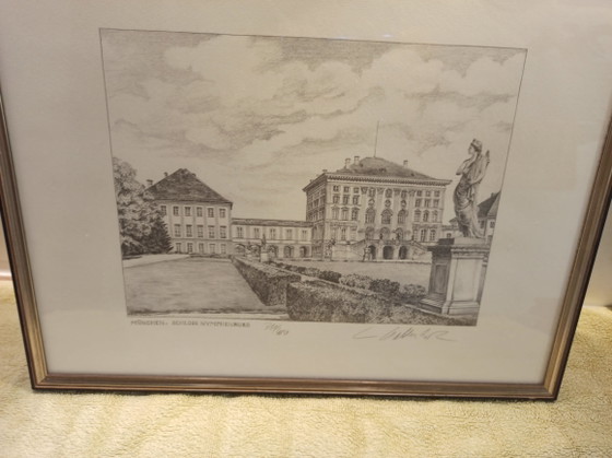 5 originele etsen en prenten in beperkte oplage, München, Beieren, Hanfsteangle Kunstgalerie (photo 10 of 10)