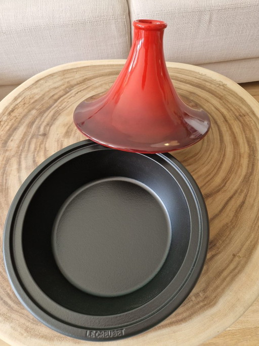Le Creuset Tajine/Tagine 31 Cm Cerise – Nieuw In Doos – keukenaccessoires, Cast Iron (photo 2 of 6)