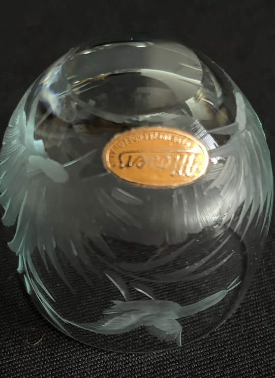 Ensemble de 5 verres à shot Moser Karlsbad « Culbuto » – Rowland Ward « Oiseaux sauvages » (photo 4 of 15)