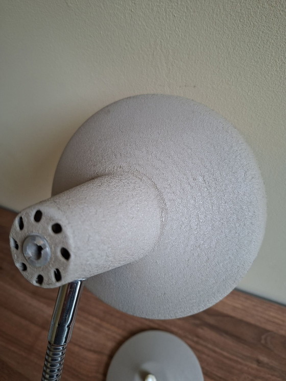 Aluminor Nice "Cocotte" Schreibtischlampe | 50er/60er Französisches Design, Tischlampen, Chrom, Metall (Foto 7 von 10)