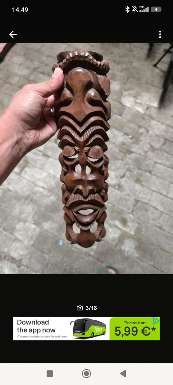 Image 1 of masques africains