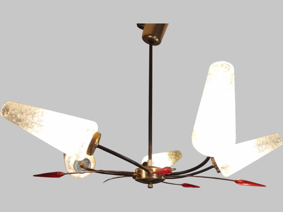 Image 1 of Lampadario Art déco a ragno