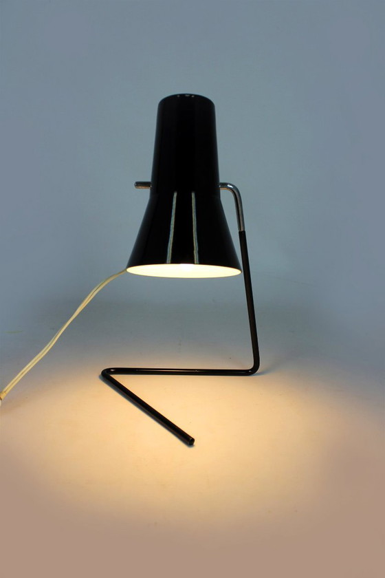 Image 1 of Black Table Lamp by Josef Hurka for Drupol, 1960s