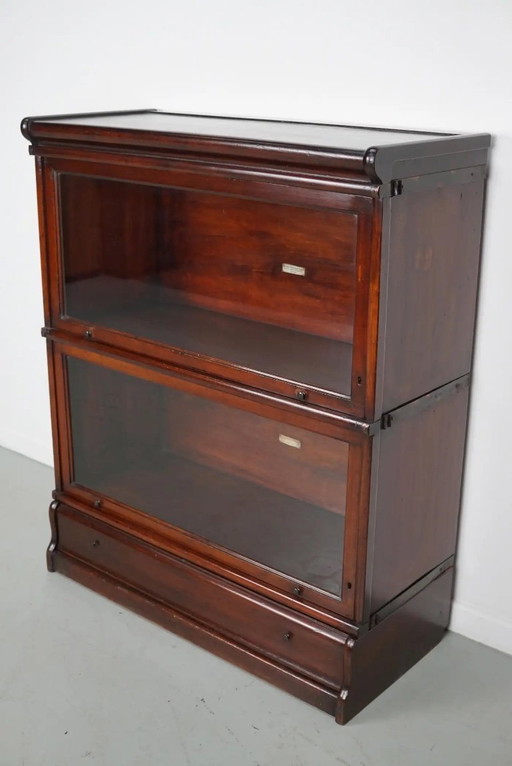 Antique mahogany stackable bookcase by Globe Wernicke, ca. 1900