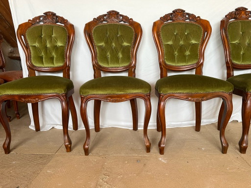 4 Chesterfield Barock Esszimmerstühle