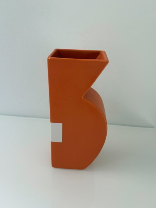 Jarrón Escultórico Postmoderno Años 80 – Estilo Memphis – vazen, Ceramic (photo 2 of 14)