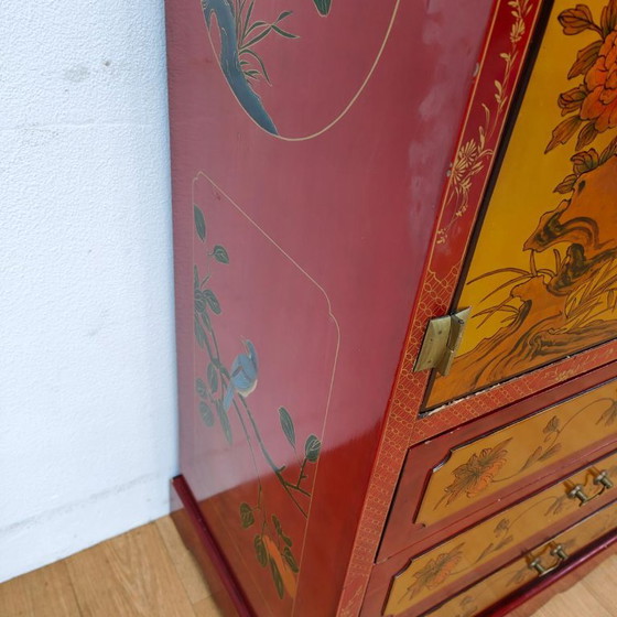 Credenza nuziale cinese vintage Chinoise – Credenze con vetrina, Wood (photo 21 of 21)