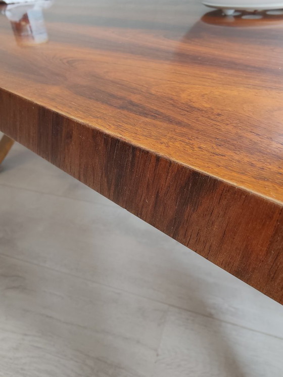 Image 1 of Table basse vintage de design danois (peut-être à restaurer)