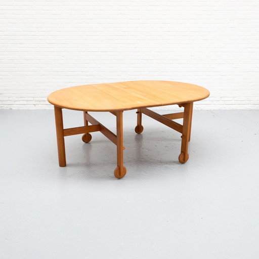 Beech Dining Table Extendable '60s