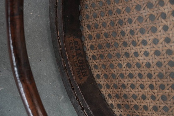 Image 1 of 6 x Wooden vintage bistro chair, Jacob & Josef Kohn Wien