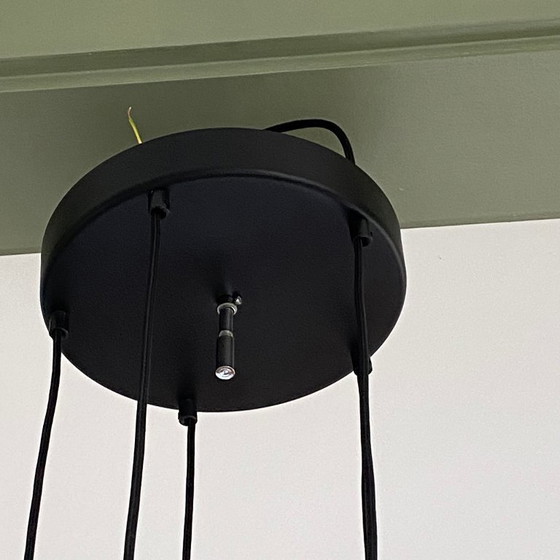 Image 1 of Suspension cascade en acier inox lustre 1970 Raak 