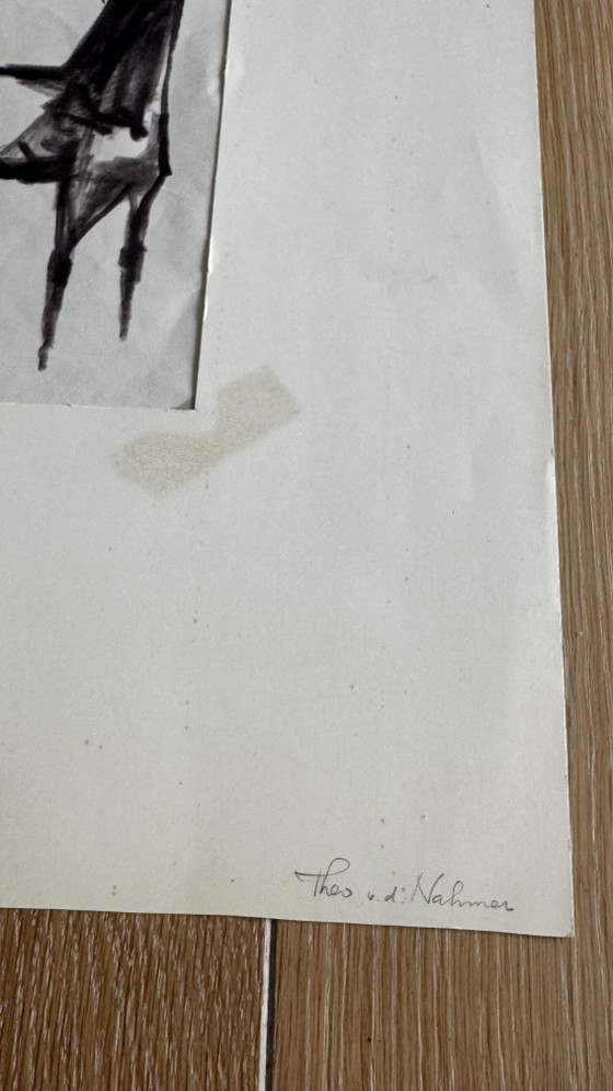 Image 1 of unique artwork by the renowned Dutch artist Theo van der Nahmer (1917–1989).