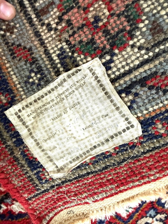 Tappeto vintage in lana annodato a mano, India ‘80 – Tappeti (photo 4 of 7)