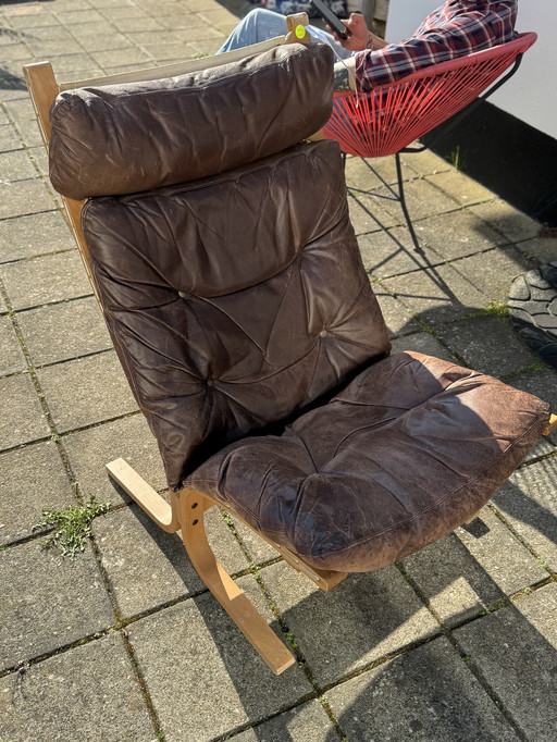 Vintage Scandinavian Style Lounge Chair