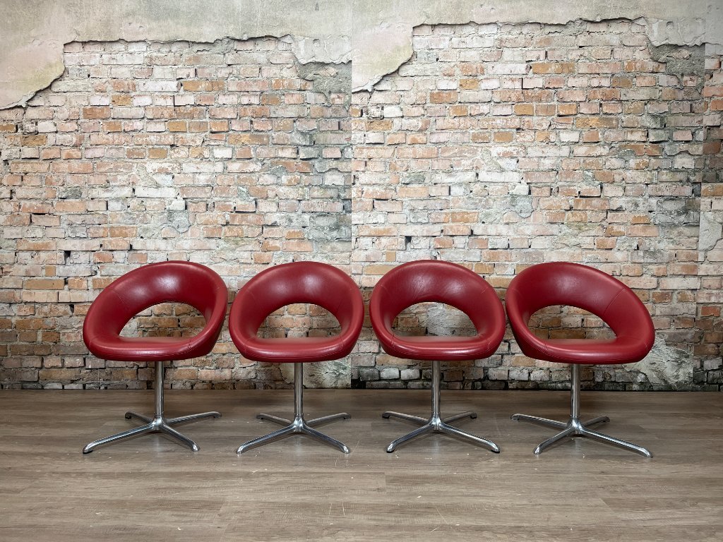 4 x Artifort Nina rot