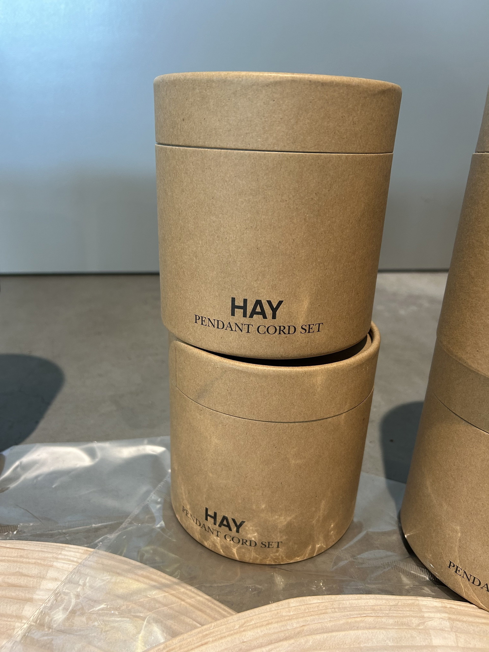 Hay Rice Paper Shades 50cm + Pendant Cord Sets | €105 | Whoppah