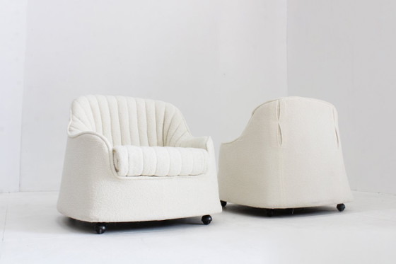 Image 1 of Set vintage Cassina Ciprea fauteuils Tobia Scarpa