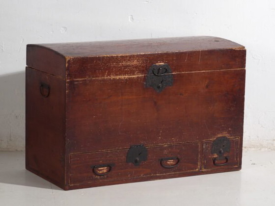 Antique Japanese Chest - Meiji Period (c. ) #20 – Chest of drawers, Wood, Metal (photo 6 of 40)