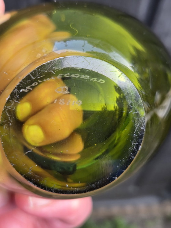 Holmegaard Heart Vase May Green Per Lutken – Glass (photo 3 of 7)