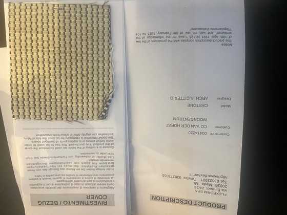 Image 1 of Flexform Cestone composizione angolare/2 panche con poggiapiedi