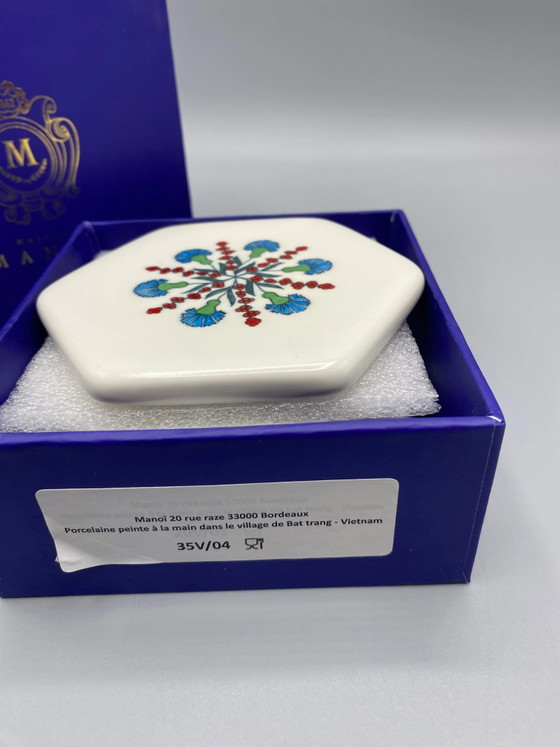 Maison Manoï – Set di 4 sottobicchieri da giardino in porcellana – Bát Tràng – Oggetti decorativi, Porcelain (photo 5 of 5)