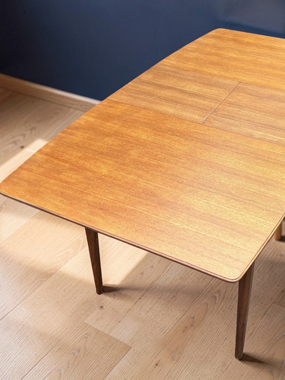 AH McIntosh Extending Dining Table T1 Mid Century in Teak and Afromosia – Wool (photo 8 of 11)