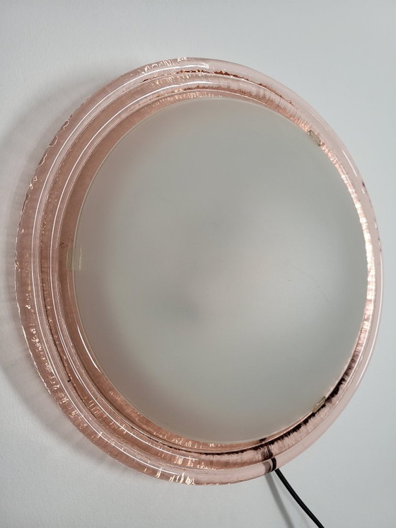 Image 1 of Lampada da soffitto rosa vintage