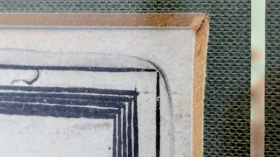 19th century. Antique colored copper engraving L’Âge d’Argent – ​​framed – Paintings & Drawings, Paper (photo 11 of 11)