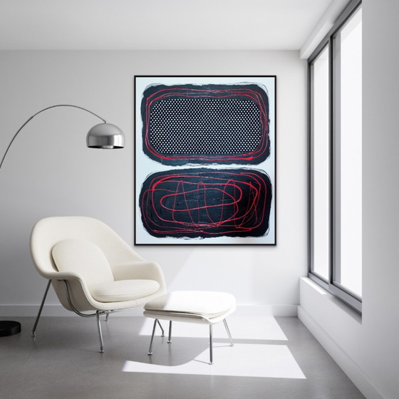 Antadze Abstrakte Komposition XXL – Gemälde & Zeichnungen, Canvas, Textile (photo 3 of 15)