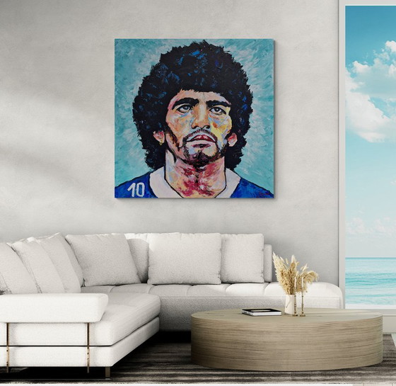 Image 1 of Jovan Srijemac (1962) - Maradona