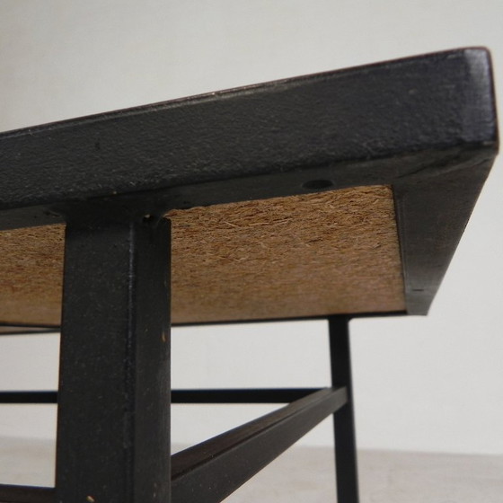 Image 1 of Tavolo vintage in piastrelle con immagine di corrida, anni '50