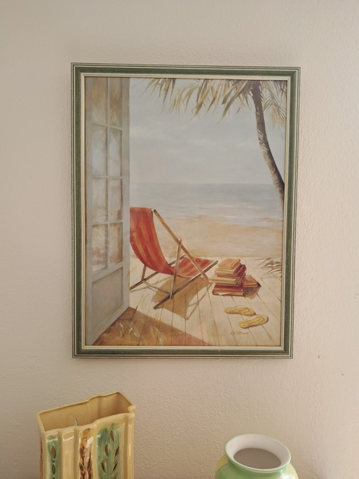 Lithographie - Fabrice de Villeneuve - Ocean View