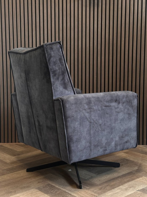 Dover Velour Swivel Armchair 75x75cm – sitdesign, Swivel chairs, Textile (photo 7 of 9)